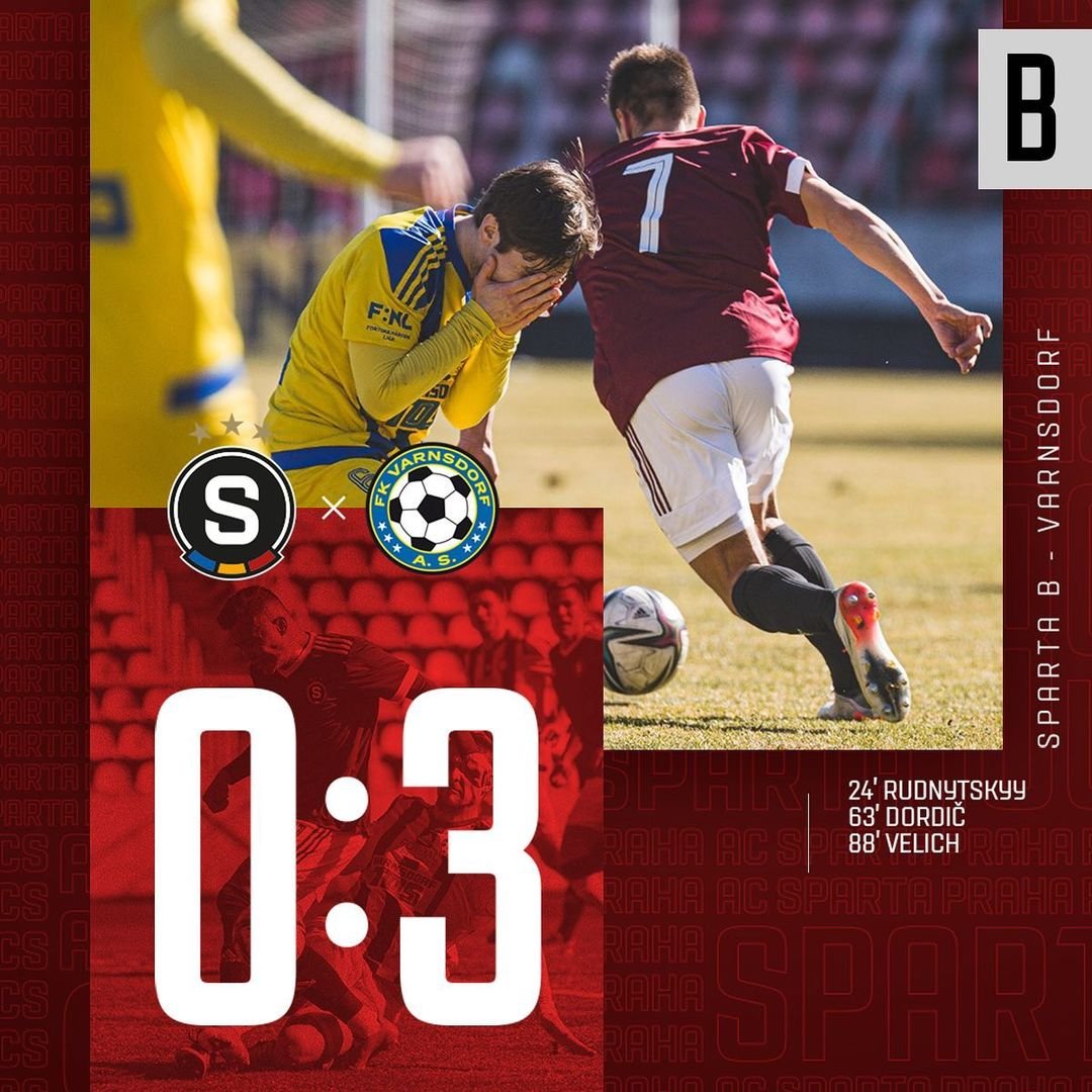 ?️-TÝM | ⏰ KONEC

Sparta B na úvod ligového jara podlehla Varnsdorfu 0:3.
#acspartaB